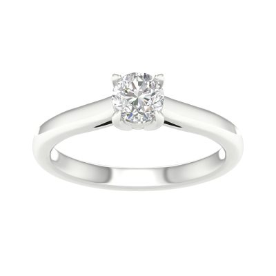 LAB GROWN SOLITAIRE ENGAGEMENT RING