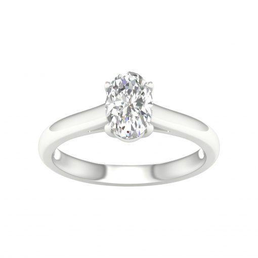 64029 - oval solitaire engagement ring