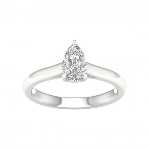 64038 - pear solitaire engagement ring