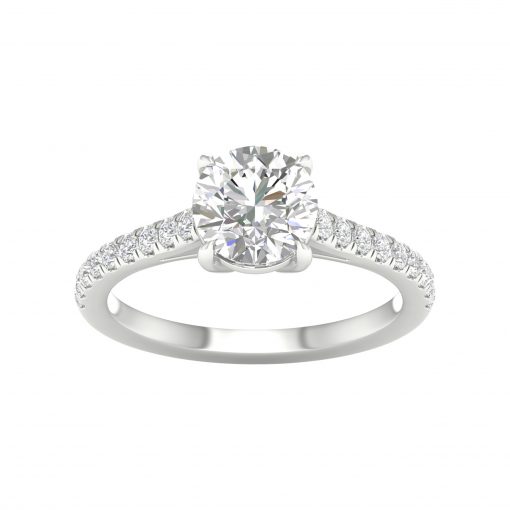 64041 - round engagement ring