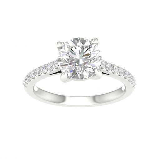 64042 - round engagement ring