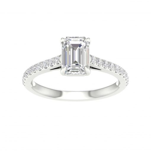 64055 - emerald engagement ring