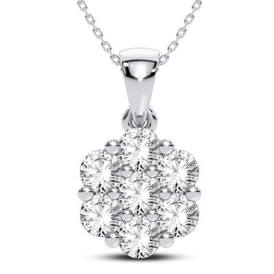 14K 0.50CT Certified Lab Grown Diamond Pendant