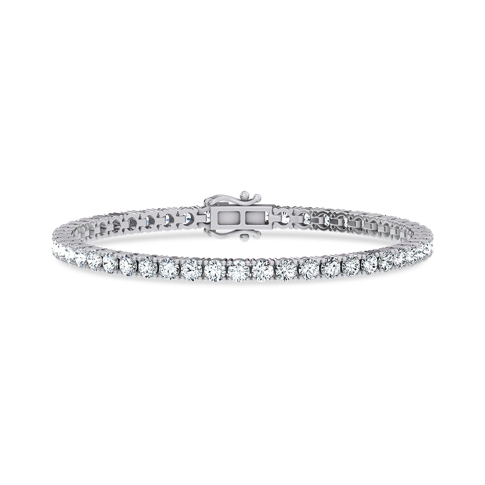 14K 7.04CT Lab Grown DIAMOND BRACELET - Image 2