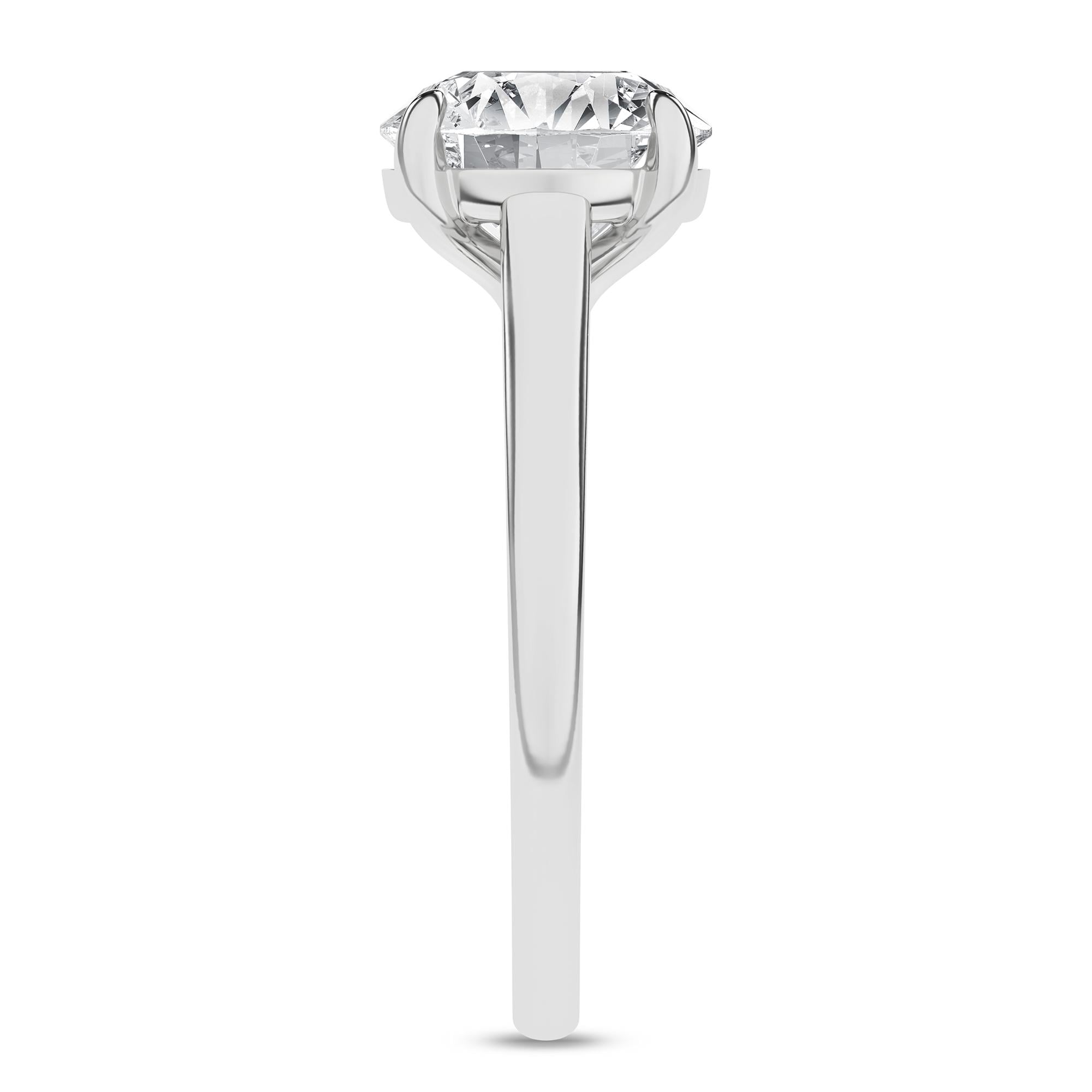 14K 0.50CT Certified Lab Grown Diamond Ring ( IGI Certified ) - Image 2