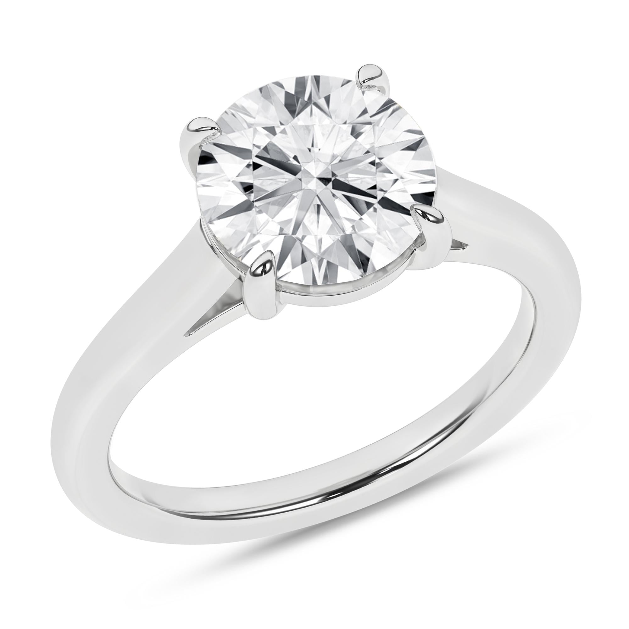 14K 0.50CT Certified Lab Grown Diamond Ring ( IGI Certified ) - Image 4