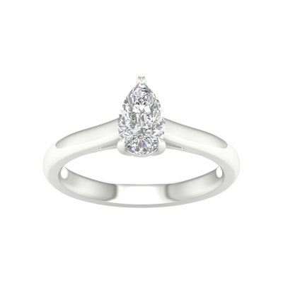 14K 0.75CT Certified Lab Grown Diamond Ring ( IGI Certified )