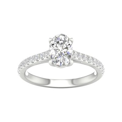 14K 1.75CT Certified Lab Grown Diamond Ring ( IGI Certified )