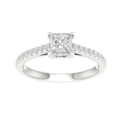 14K 1.25CT Certified Lab Grown Diamond Ring ( IGI Certified )