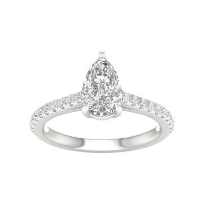 14K 1.25CT Certified Lab Grown Diamond Ring ( IGI Certified )