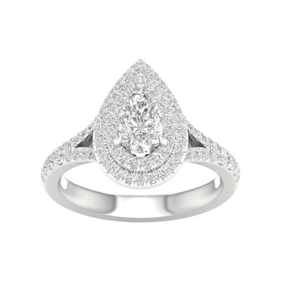 14K 1.25CT Certified Lab Grown Diamond Ring ( IGI Certified )