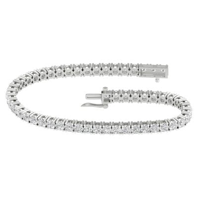 14K 6.00CT Certified Lab Grown Diamond Bracelet