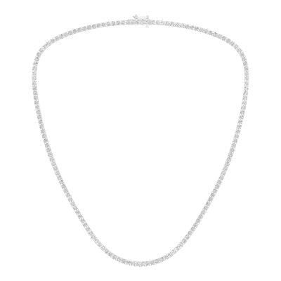 14K 10.00CT Certified Lab Grown Diamond Necklace ( IGI Certified )