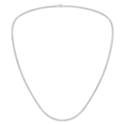 14K 15.00CT Certified Lab Grown Diamond Necklace ( IGI Certified )