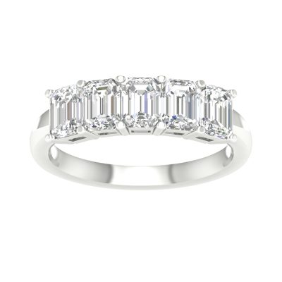 14K 2.00CT Certified Lab Grown Diamond Bands ( IGI Certified )