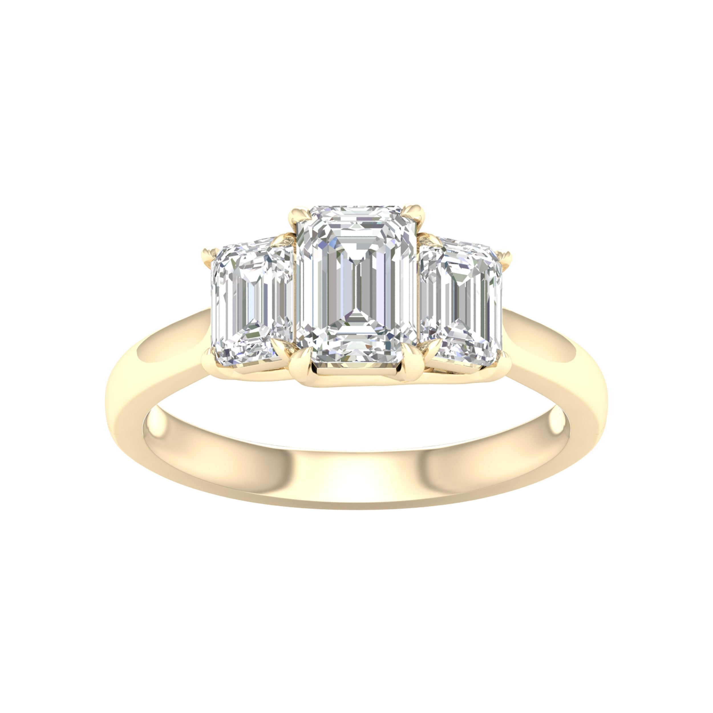 14K 2.00CT Certified Lab Grown Diamond Ring ( IGI Certified )