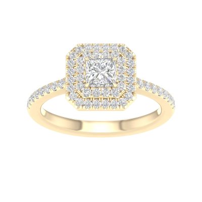 14K 1.15CT Certified Lab Grown Diamond Ring ( IGI Certified )