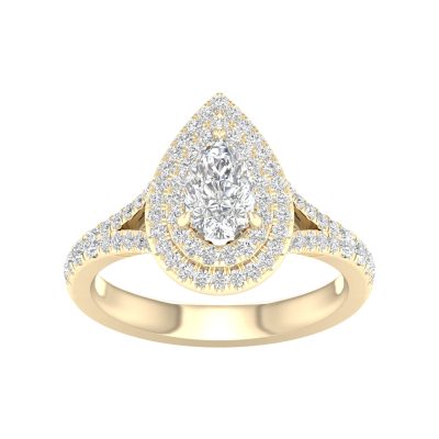 14K 1.25CT Certified Lab Grown Diamond Ring ( IGI Certified )