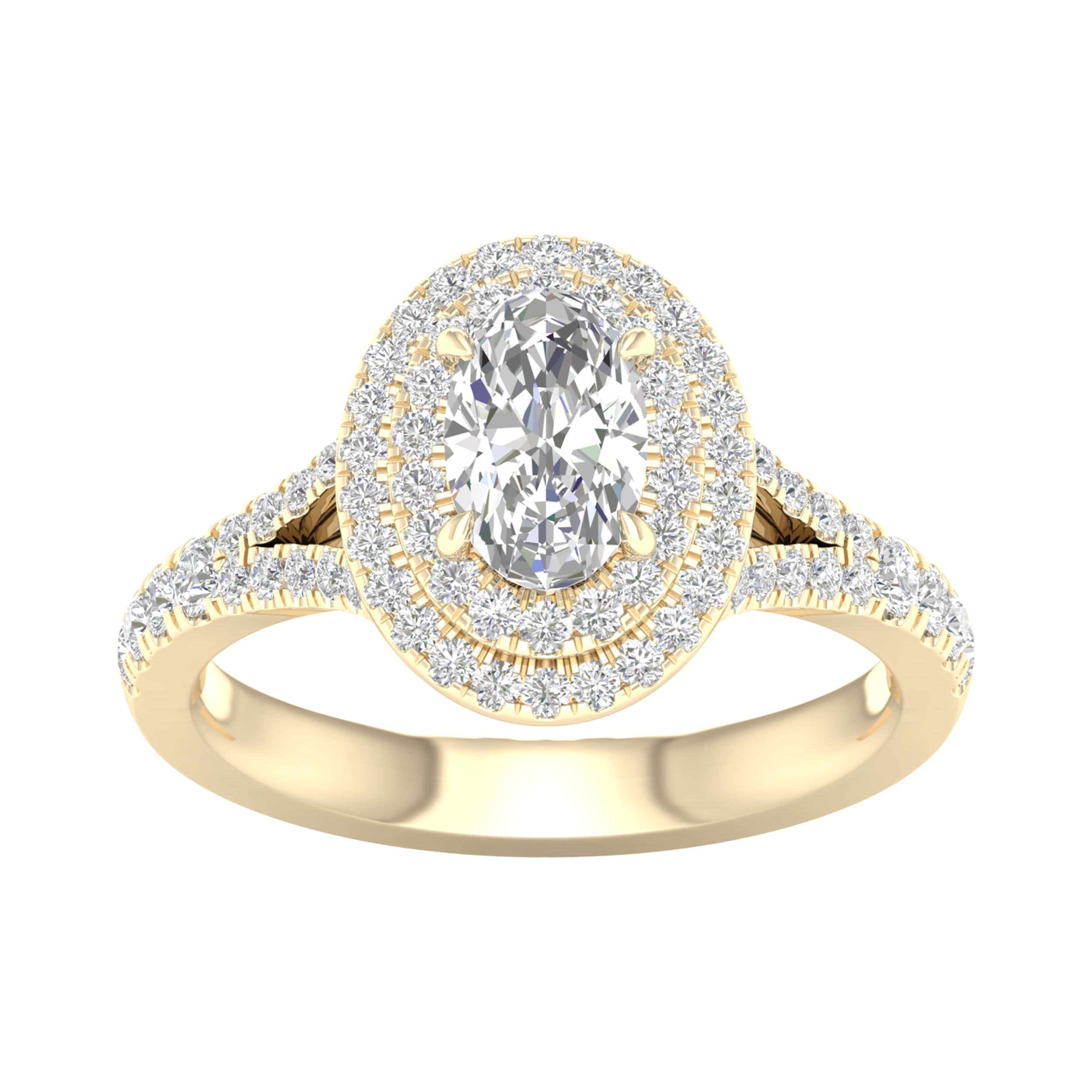 14K 1.25CT Certified Lab Grown Diamond Ring ( IGI Certified )