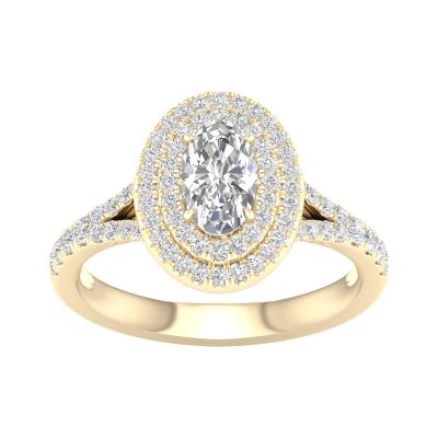 14K 1.50CT Certified Lab Grown Diamond Ring ( IGI Certified )