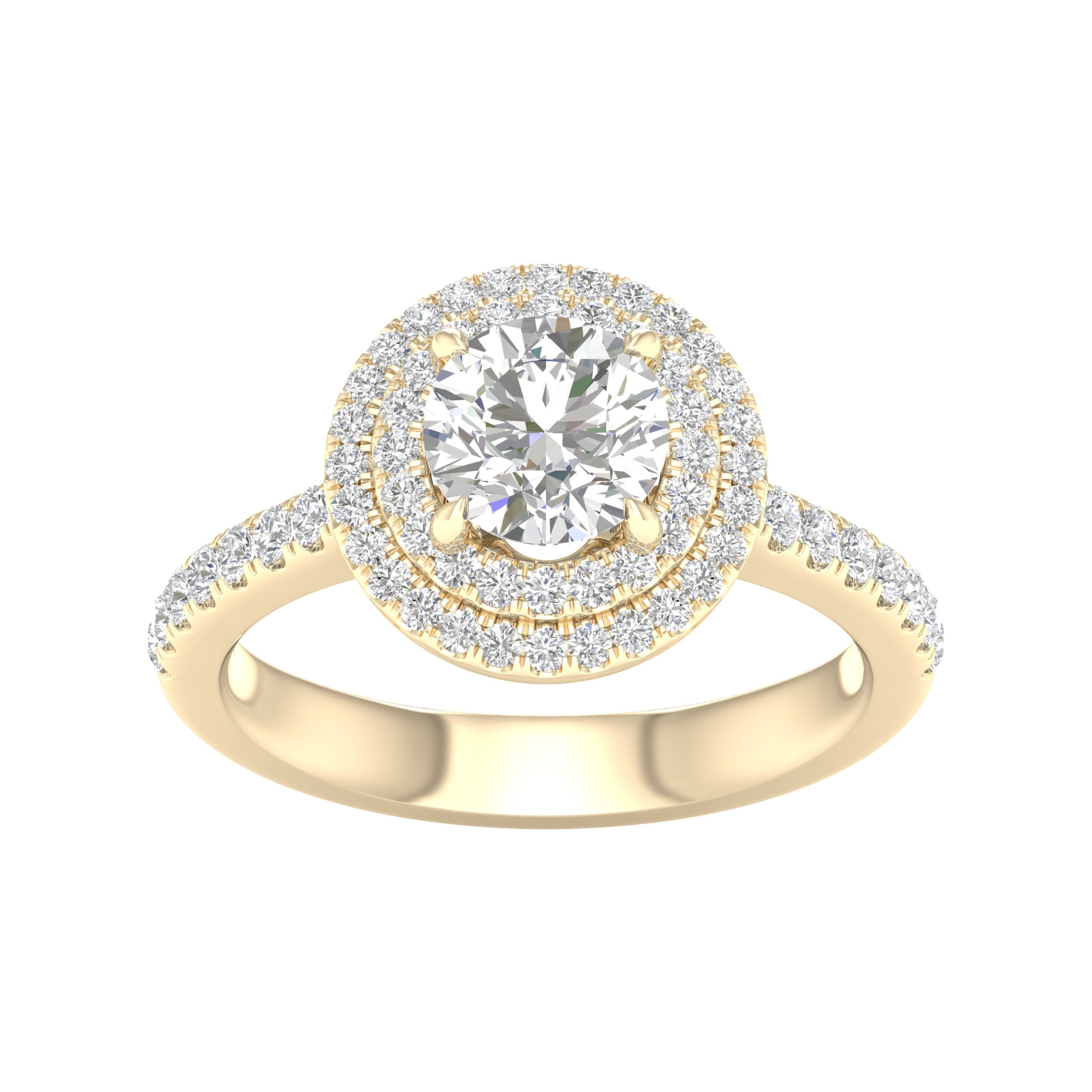 14K 2.00CT Certified Lab Grown Diamond Ring ( IGI Certified )