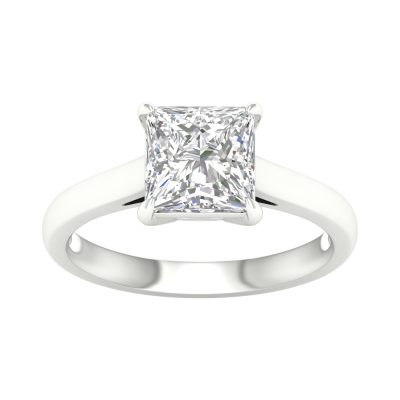 14K 2.00CT Certified Lab Grown Diamond Ring ( IGI Certified )
