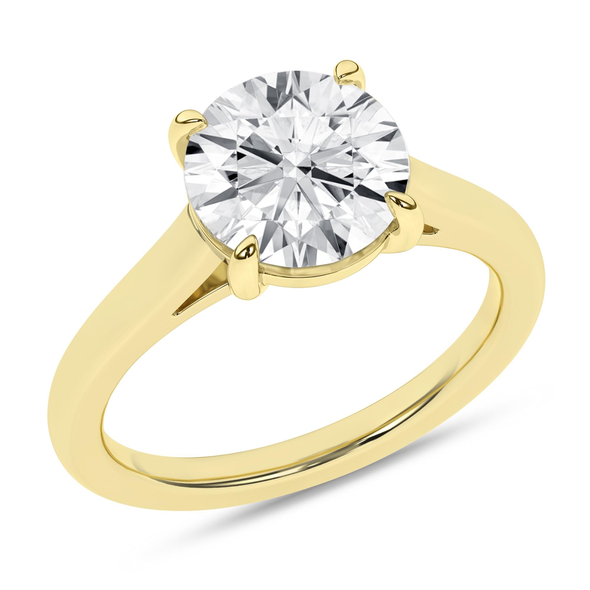 10K 0.50CT Certified Lab Grown Diamond Ring - Image 2