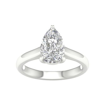 14K 2.00CT Certified Lab Grown Diamond Ring ( IGI Certified )
