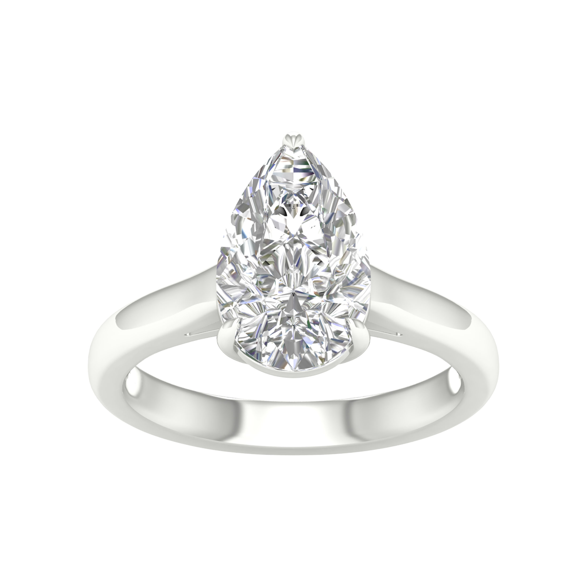 14K 4.00CT Certified Lab Grown Diamond Ring ( IGI Certified )