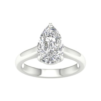 14K 5.00CT Certified Lab Grown Diamond Ring ( IGI Certified )