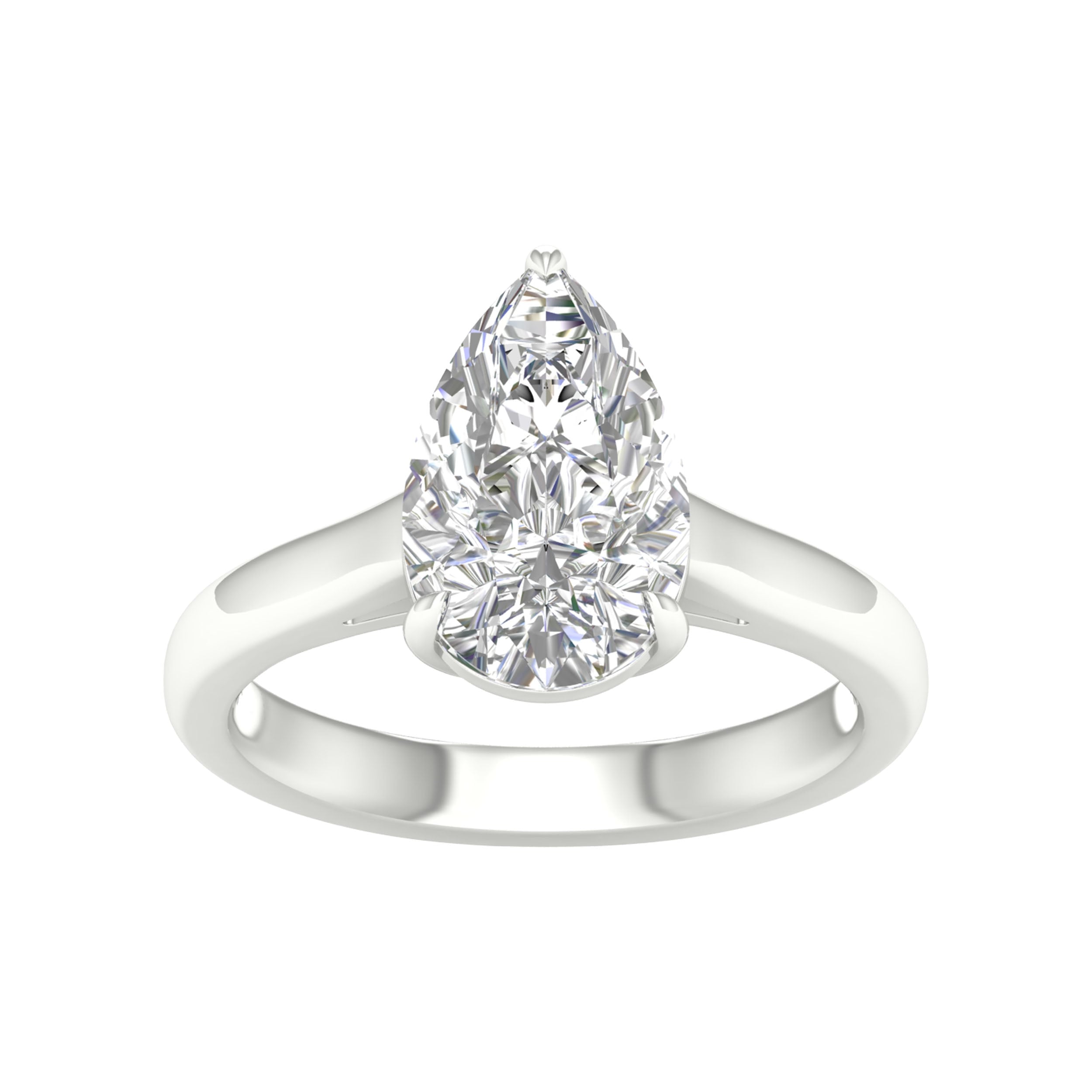 14K 5.00CT Certified Lab Grown Diamond Ring ( IGI Certified )