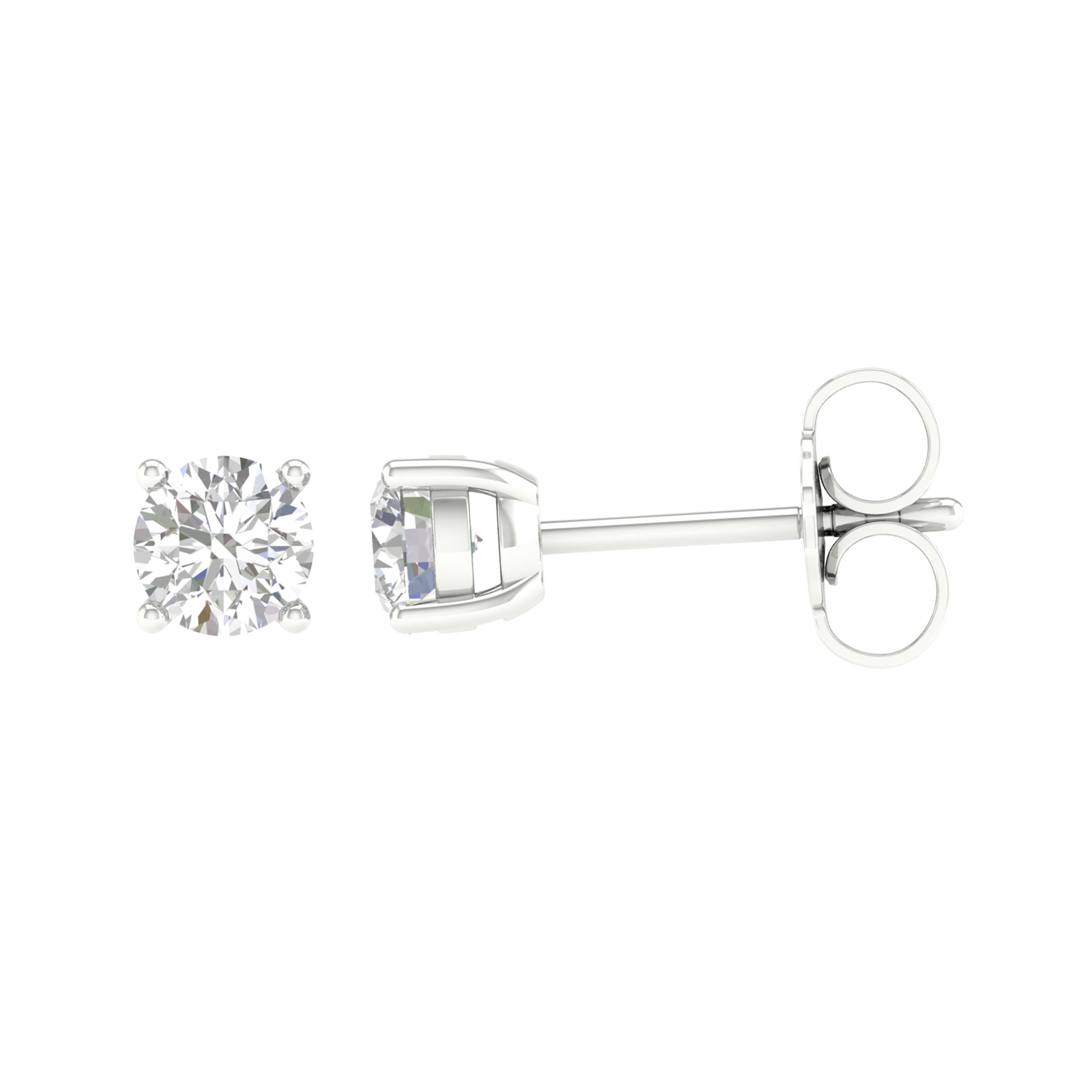 14K 1.00CT Certified Lab Grown Diamond Earring - Image 2
