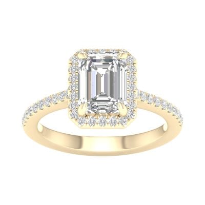 Certified Lab Grown 14K 2.25CT Diamond Engagement Ring