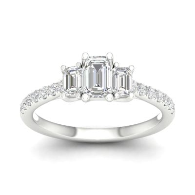 14K 1.00CT Certified Lab Grown Diamond Ring ( IGI Certified )