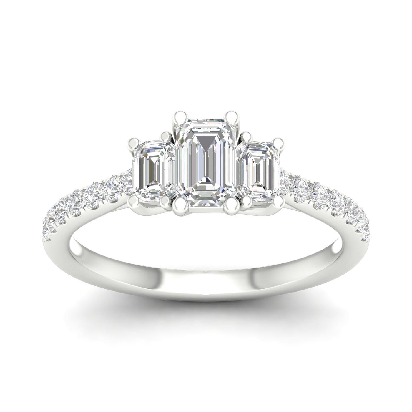 14K 1.00CT Certified Lab Grown Diamond Ring ( IGI Certified )