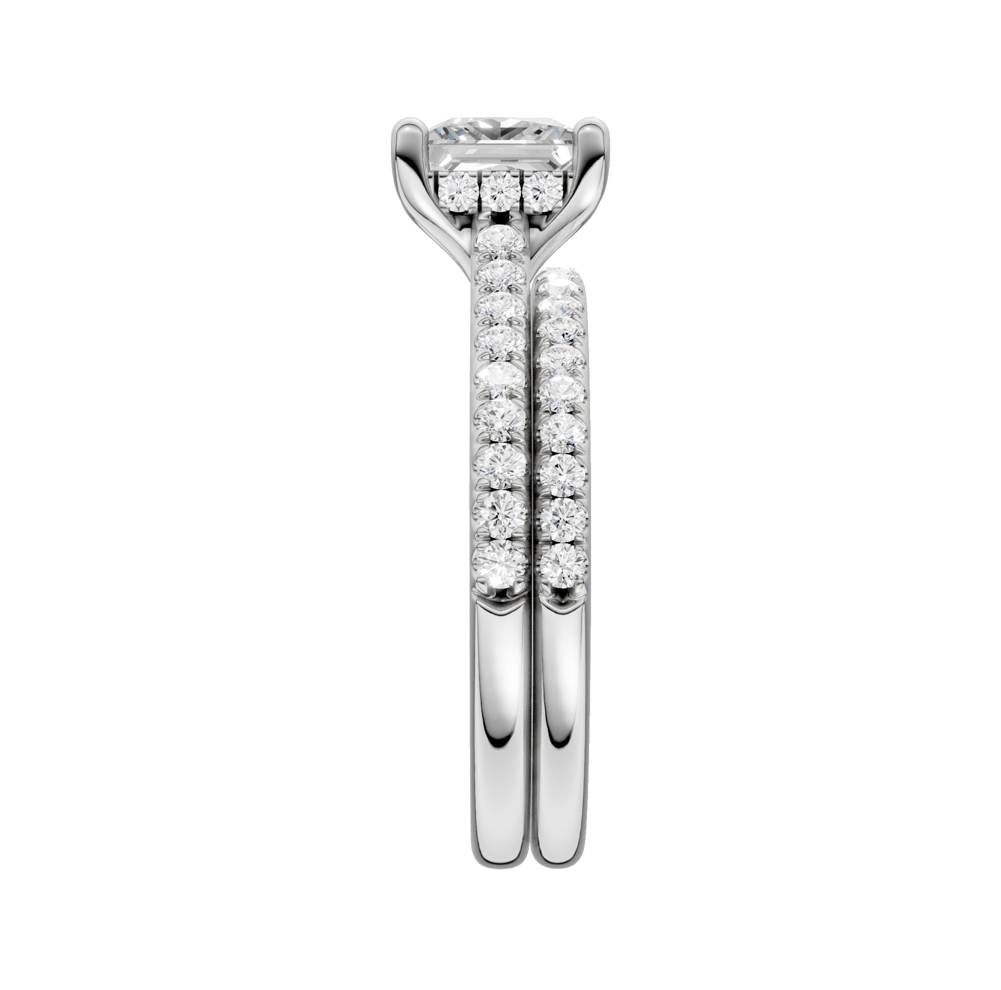 14K 2.50CT Lab Diamond Bridal Ring - Image 2