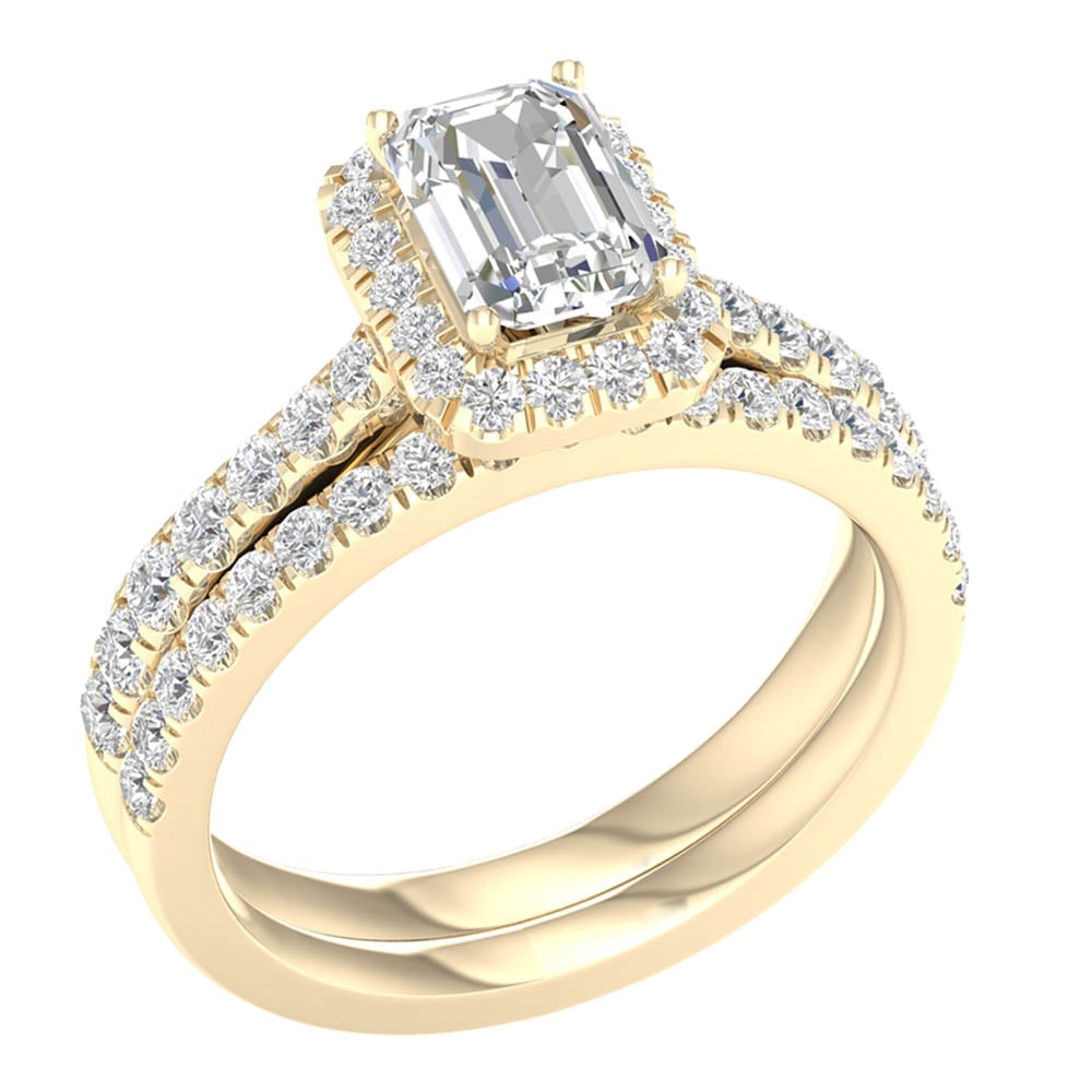 14K 2.25CT Lab Grown Bridal Ring - Image 4