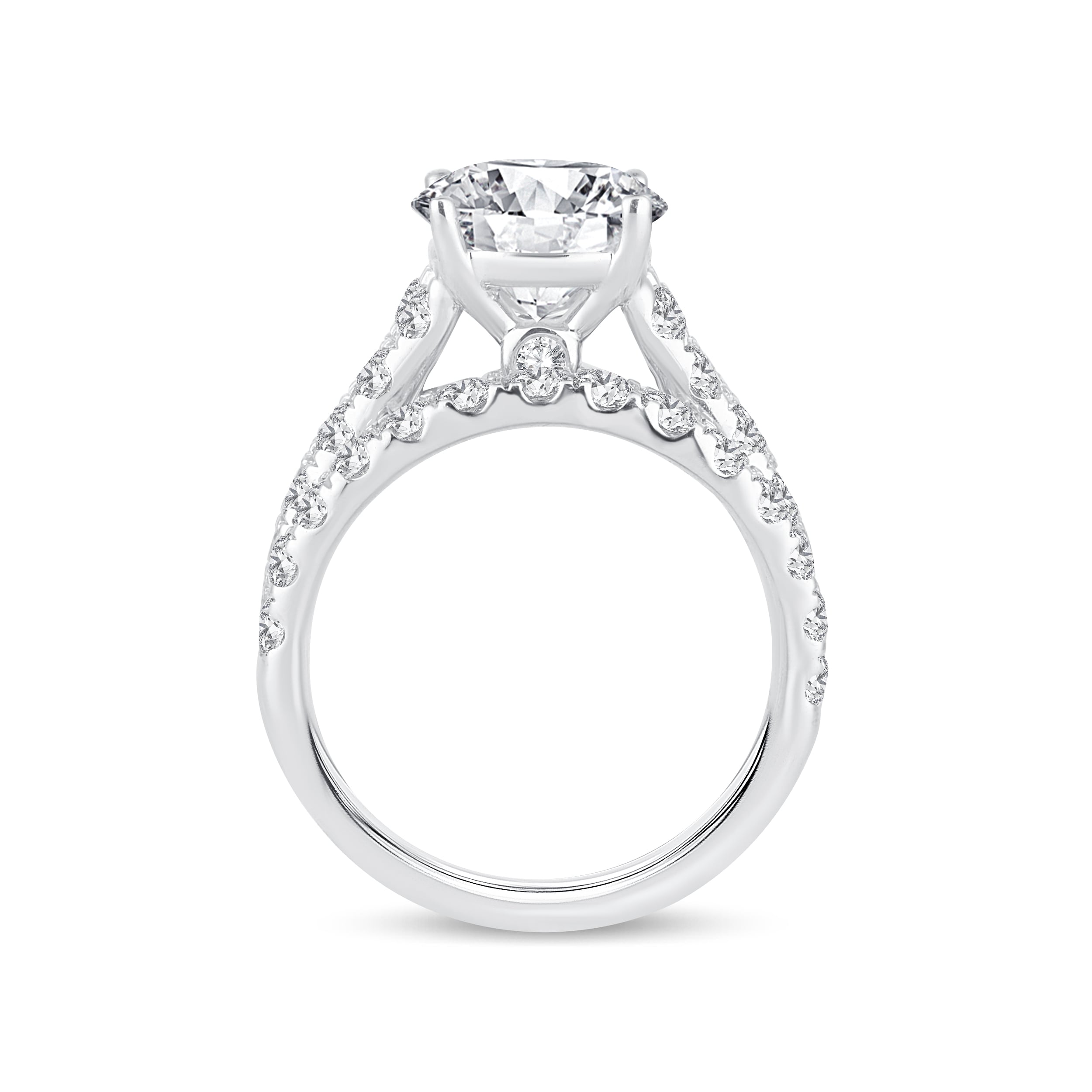 14K 5.00CT Lab Grown Bridal Set - Image 3