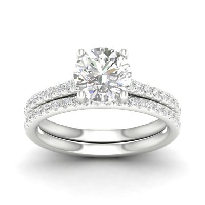 14K 2.50CT Lab Diamond Bridal Ring