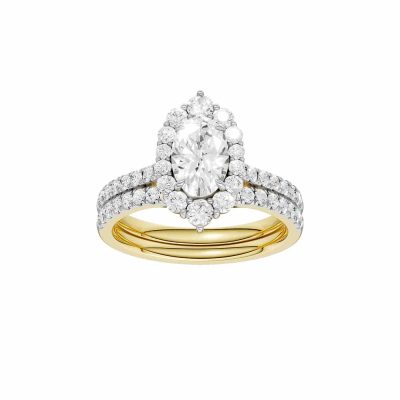 14K 1.75 CT Lab Grown Diamond Bridal Ring
