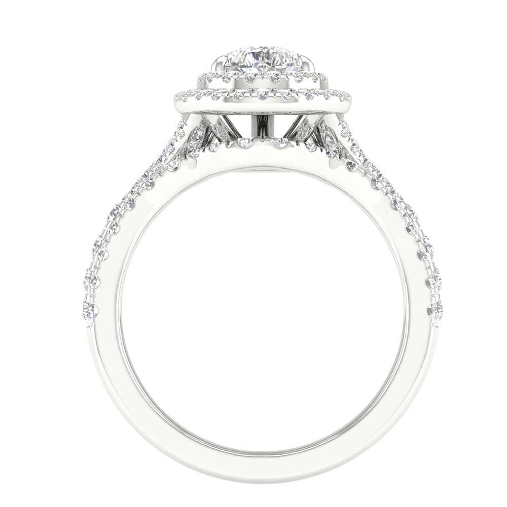 14K 1.75CT Certified Lab Grown Engagement Ring - Image 3
