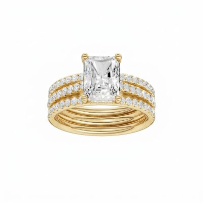 14K 2.75 CT Lab Grown Diamond Bridal Ring