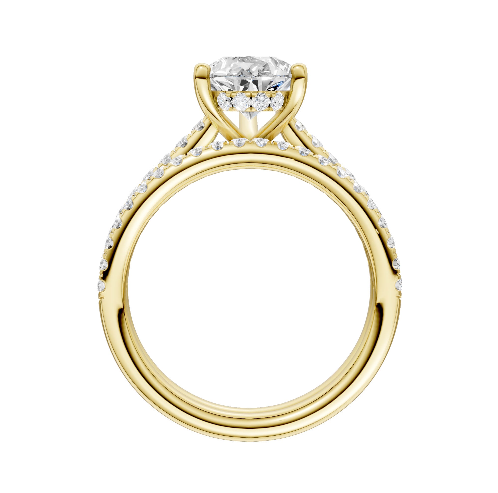 14K 2.50ct Lab Grown Diamond Bridal Set - Image 2