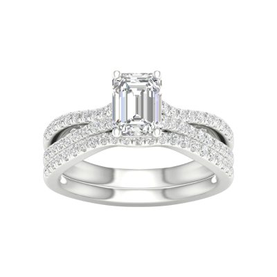 14K 1.40ct Lab Grown Diamond Bridal Set