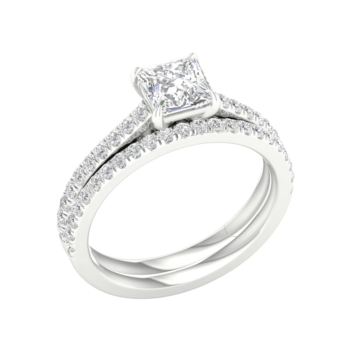 14K 1.50ct Lab Grown Bridal - Image 4