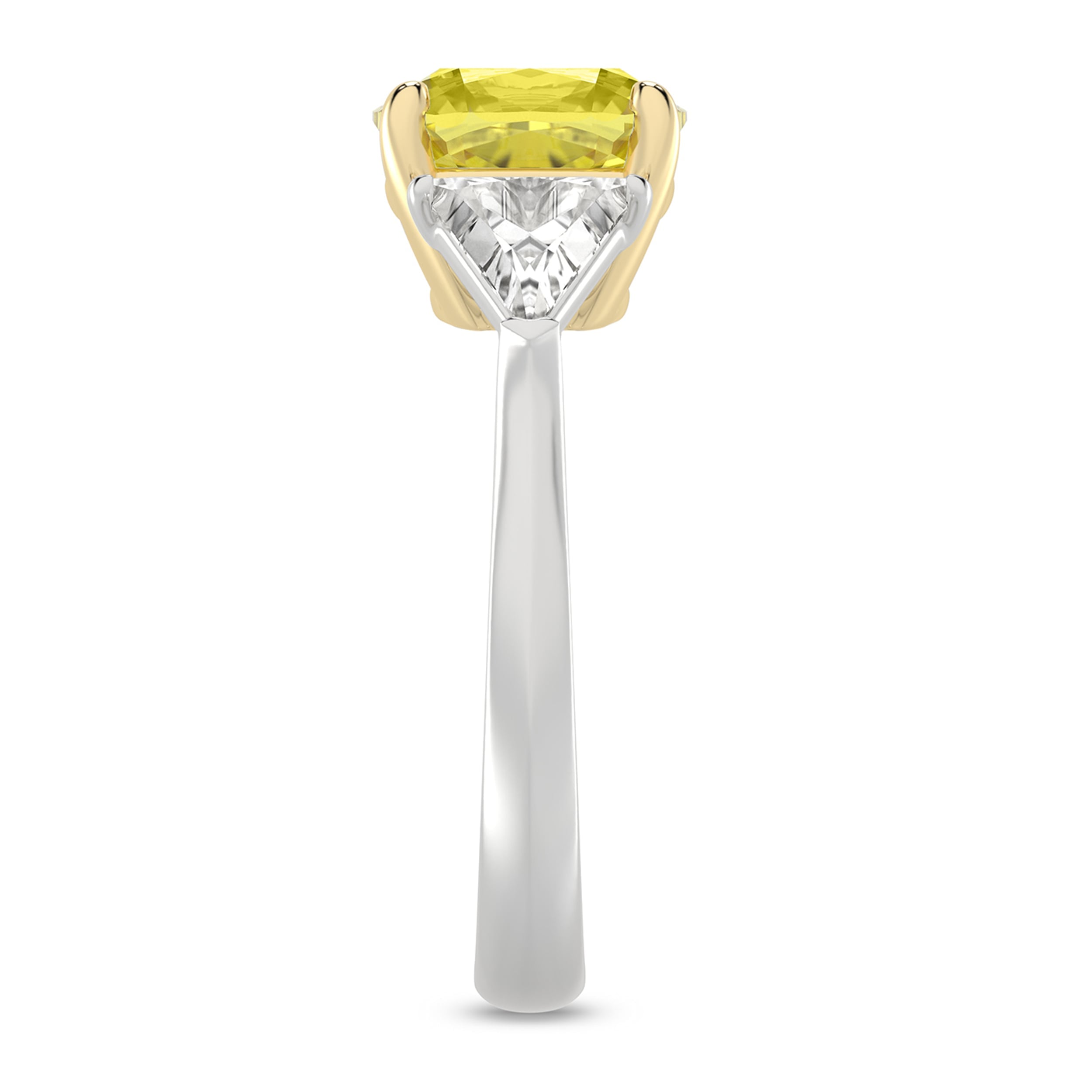 Certified Lab Grown 14K 4.16CT Diamond Engagement Ring - Image 2