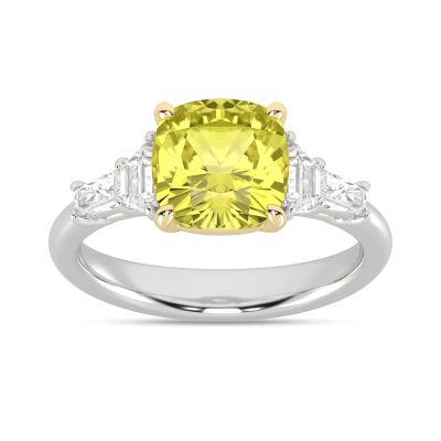 Certified Lab Grown 14K 4.00CT Diamond Engagement Ring