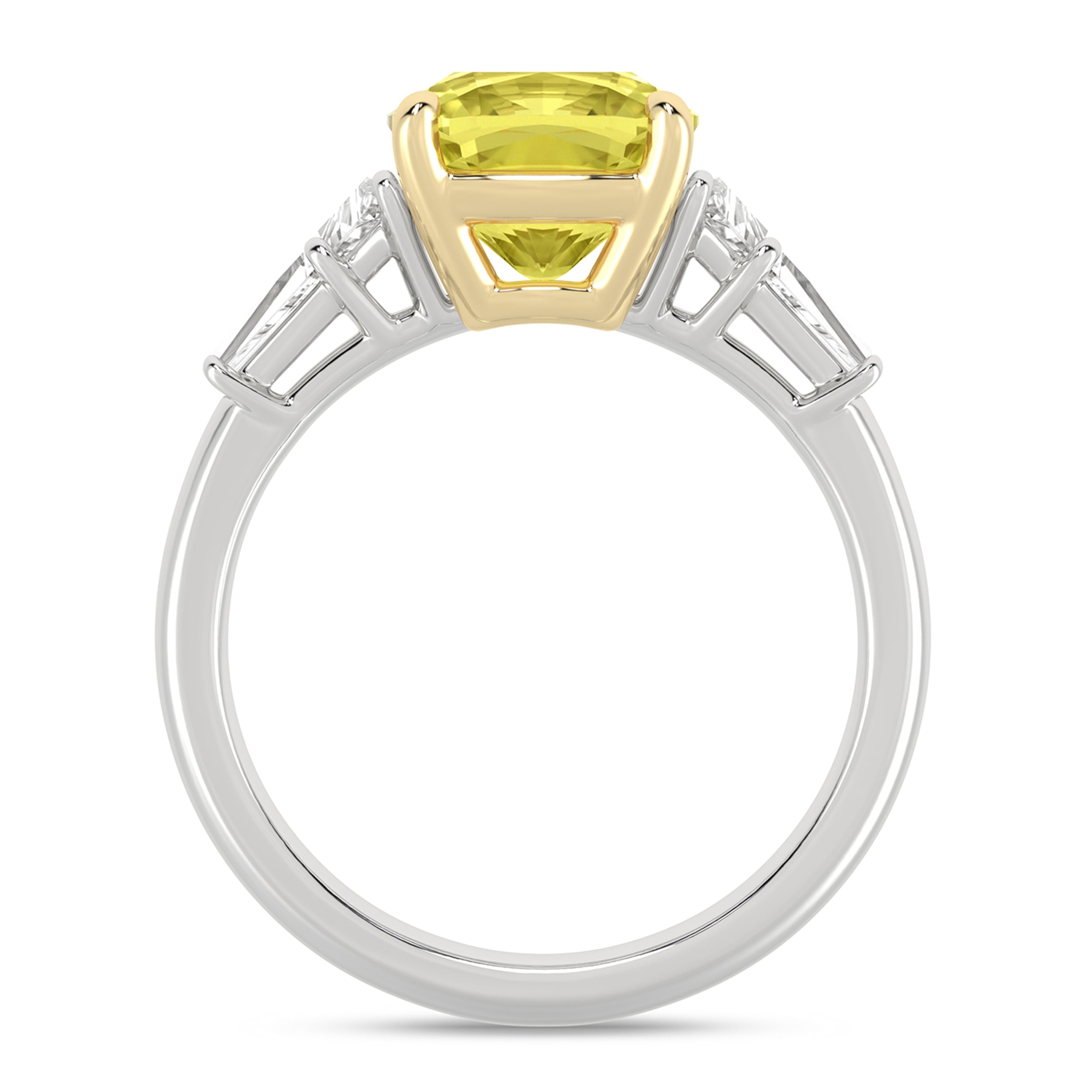 Certified Lab Grown 14K 4.00CT Diamond Engagement Ring - Image 3