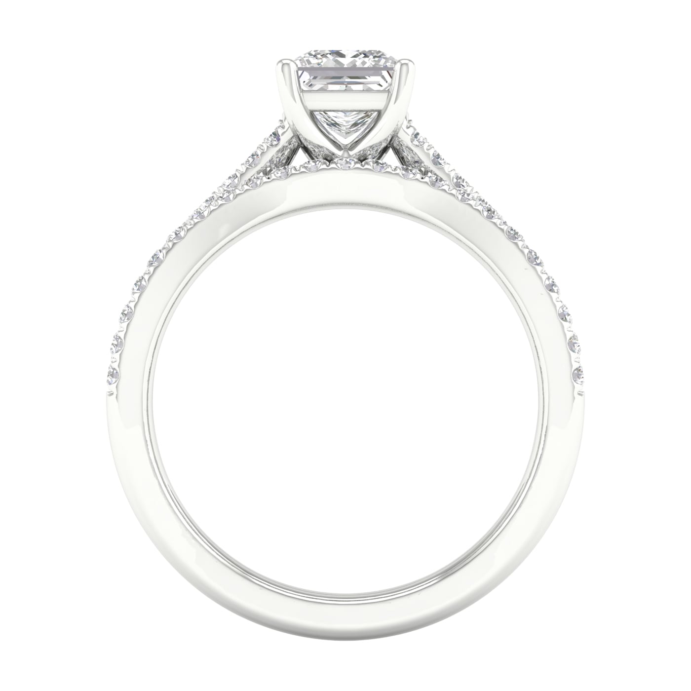 Certified Lab Grown 14K 1.40CT Diamond Bridal Set - Image 4
