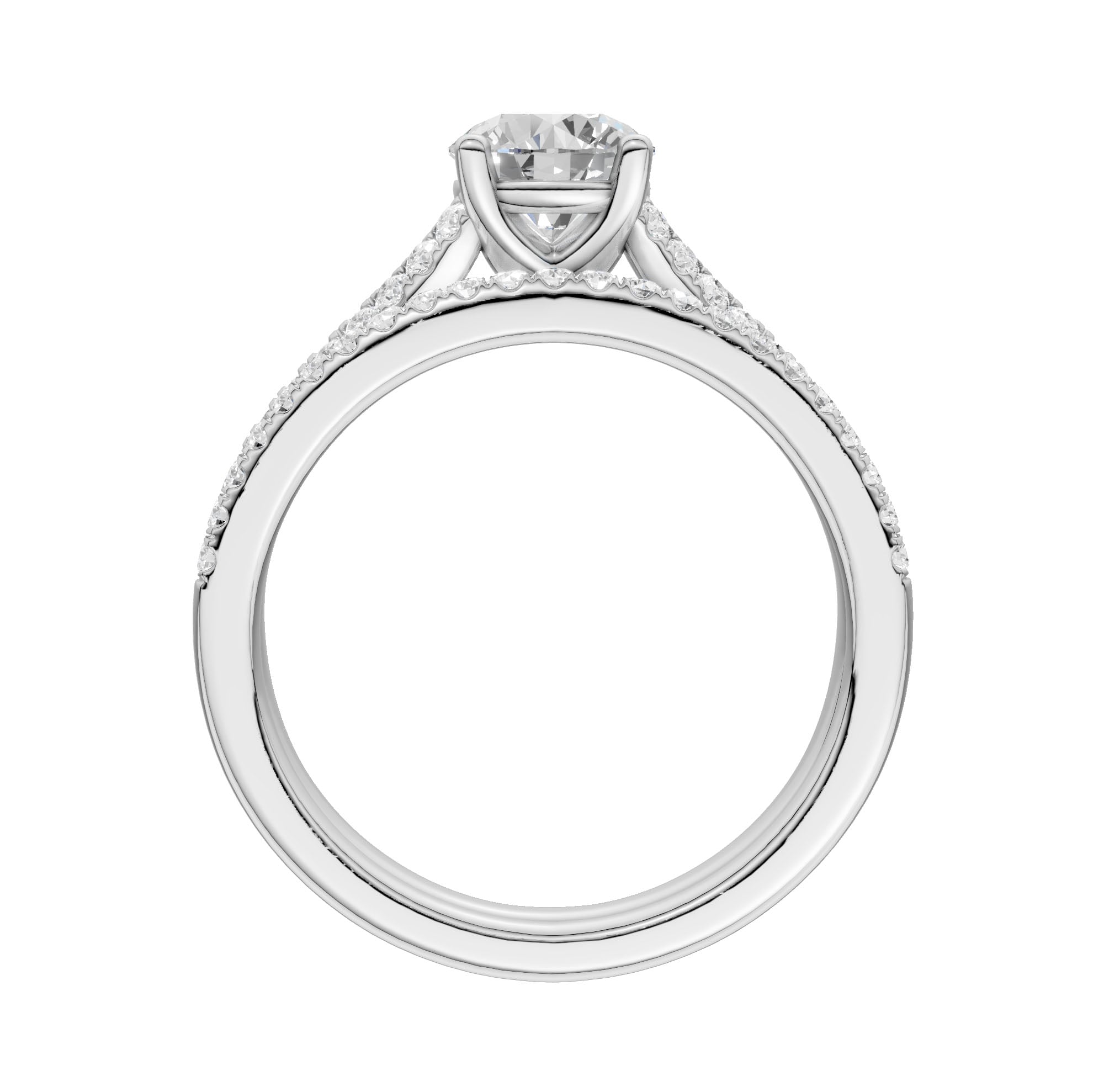 14K 1.40ct Lab Grown Diamond Bridal Set - Image 3